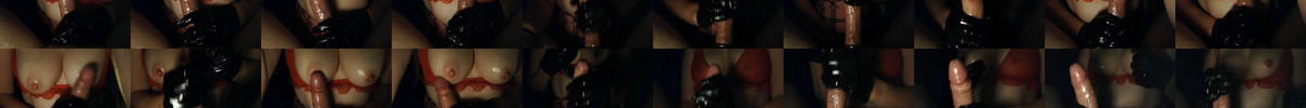 Handjob With Black Latex Gloves screencaps